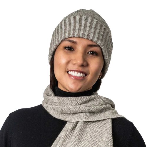 Brushtail Moss Stitch Plated Beanie